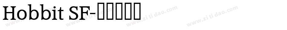 Hobbit SF字体转换